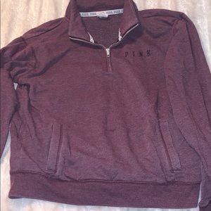 PINK maroon sweatshirt